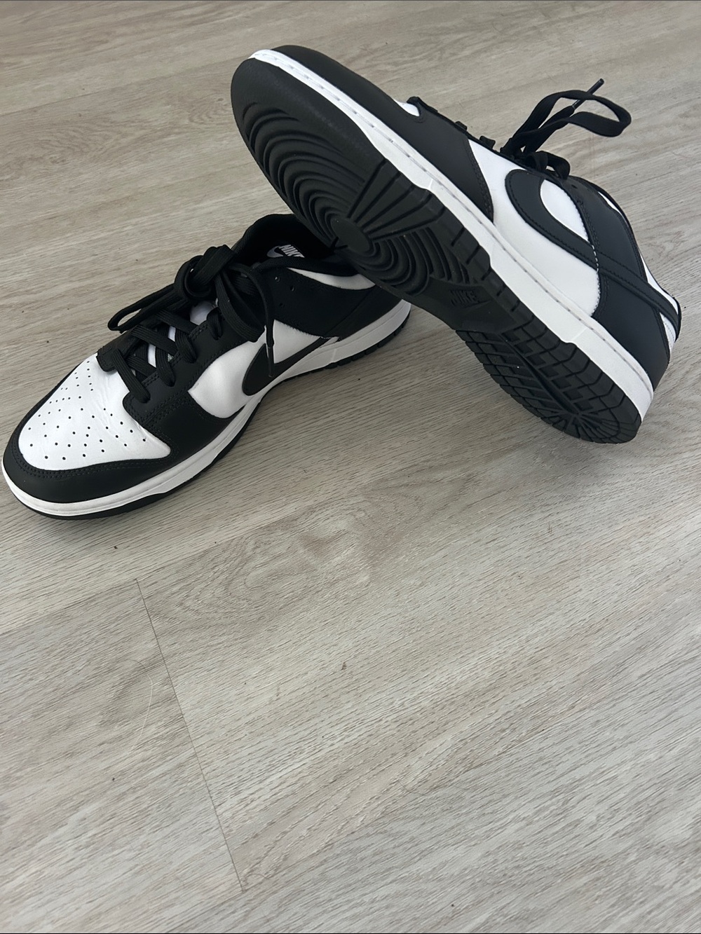 Nike Black and White Low-Top Sneakers